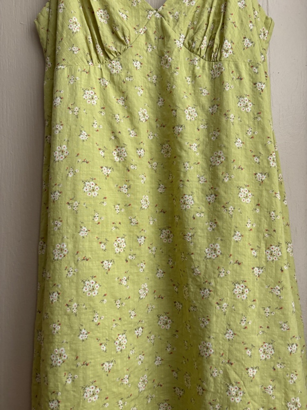 Forever 21 1X Boho Floral Print Lightweight Midi Dress NEW - Picture 4 of 9